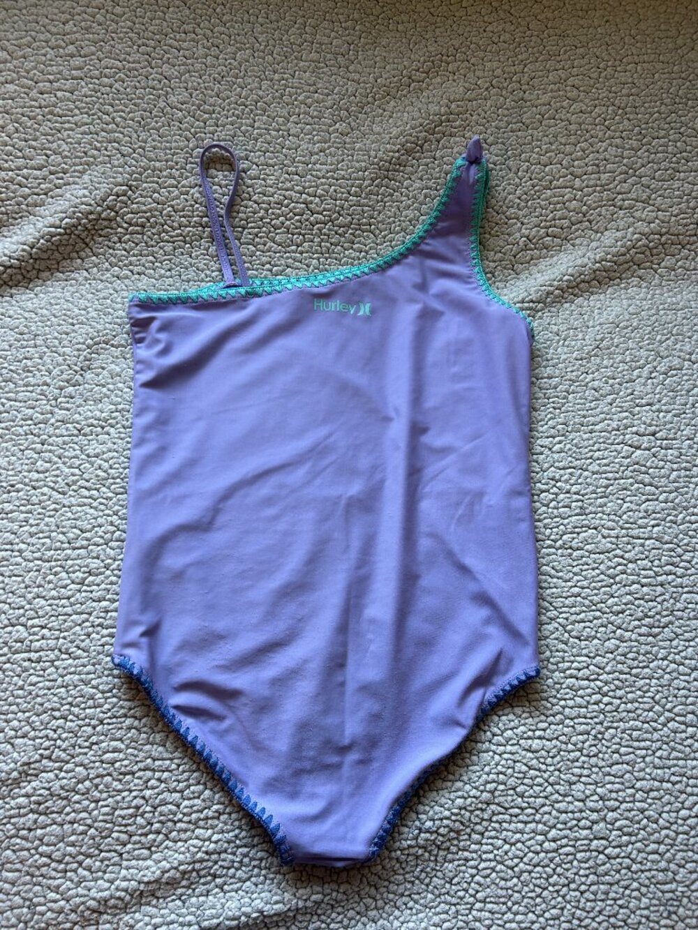(Girls) Hurley -- purple one piece bathing suit
